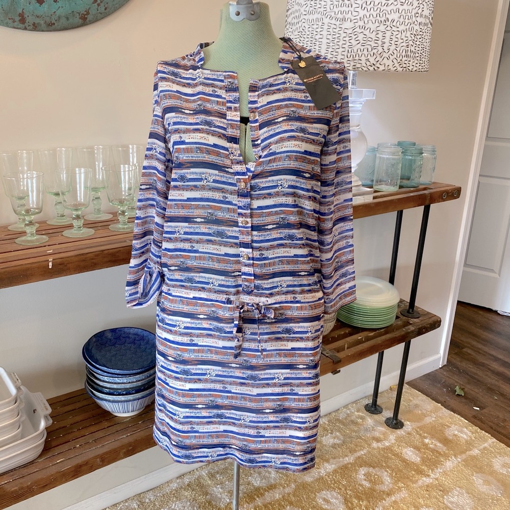 Maison-Scotch Sheer Dress Drop Waist Size 2/4